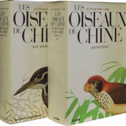 Item #R31042 Les Oiseaux de Chine de Mongolie et de Coree. Two Volume set. R. D. Etchecopar,...
