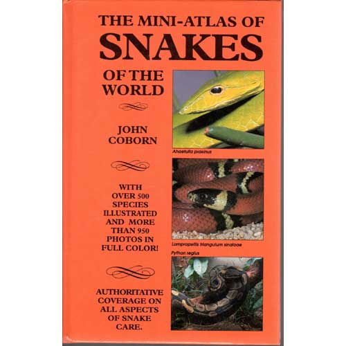 Item #TK20 The Mini-Atlas of Snakes of the World. John Osborn.