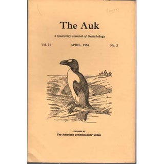 Item #Z07032701 The Auk 71/2. Life History of the White-winged Becard. Alexander Skutch