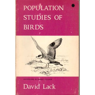 Item #Z10030206 Population Studies of Birds. David Lack