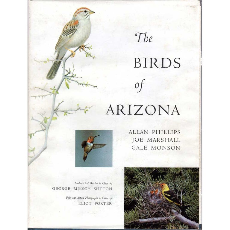 Item #Z10031608 The Birds of Arizona. Allan Phillips, Joe Marshall, Gale Monson.