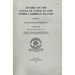 Item #Z10032501-2 Studies on the Fauna of Curacao and Other Caribbean Islands, Vol VII. P....