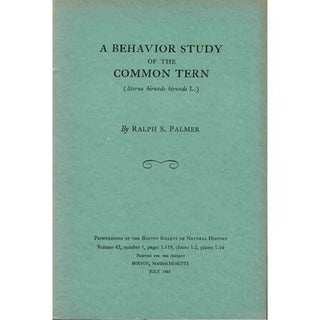 Item #Z10051301 A Behavior Study of The Common Tern. Ralph S. Palmer