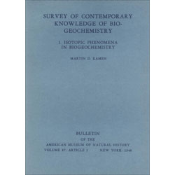 Survey of Contemporary Knowledge of Biogeochemistry. 1. Isotopic ...